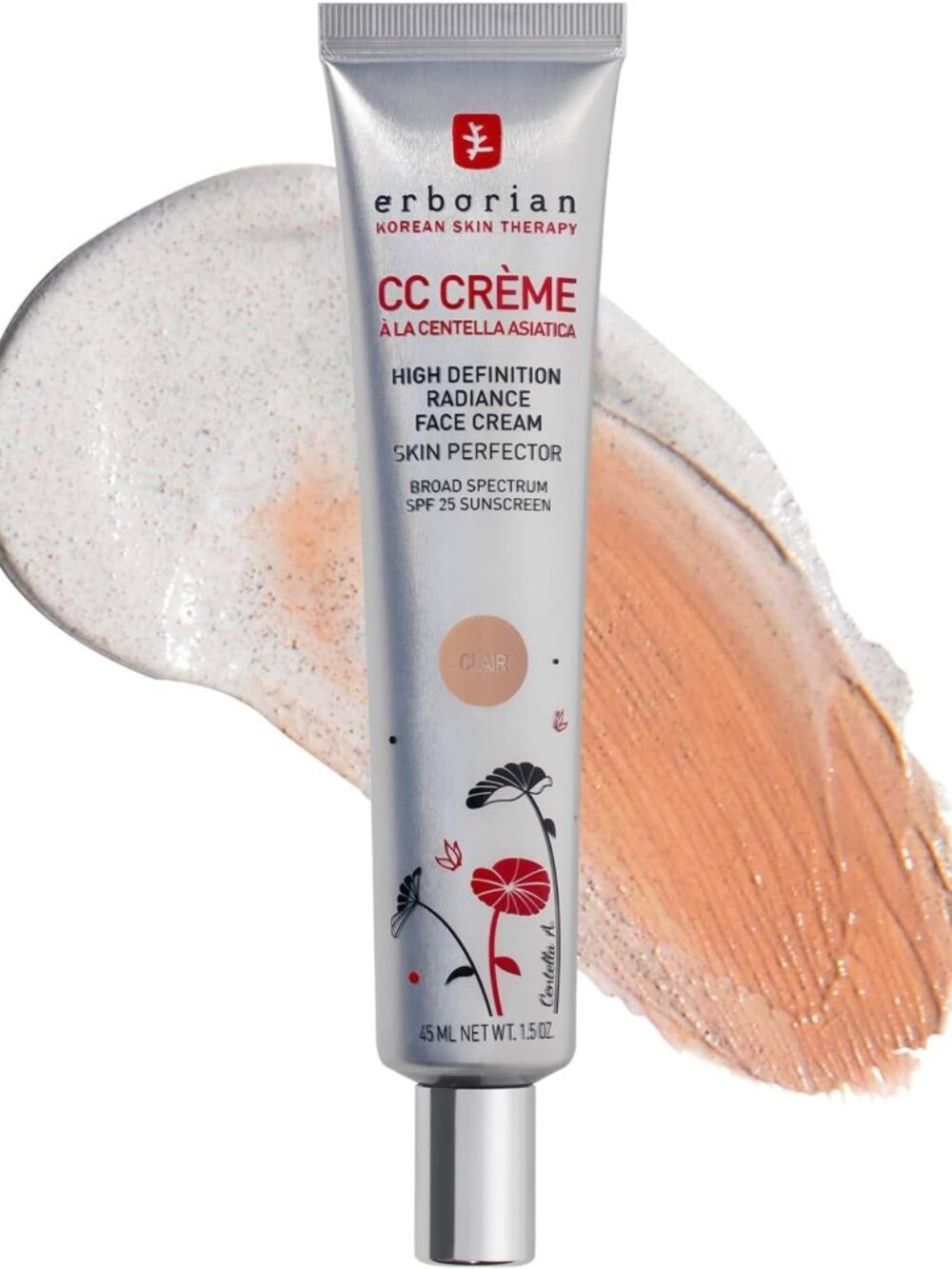 Color-Correcting CC Cream - Evens Skin Tone, Korean Skincare Makeup Hybrid